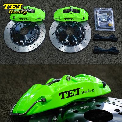 kopen 4 zuigers raceklips Hyudnai grote remset 330 * 28 mm High Carbon Disc Racing En remplakken voor Elantra 17 inch Rim online vervaardiging