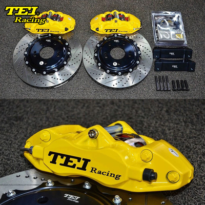 kopen 4 zuiger Racing Caliper Hyudnai grote rem kit 330 * 28 mm High Carbon Disc Racing En remplakken voor Mistra 17 inch Rim online vervaardiging
