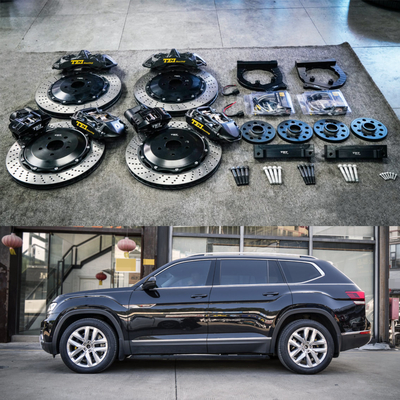 kopen Vervaardiging VW Big Brake Kit Front 6 Piston En Achter 4 Piston Caliper Met Keep EPB Kleine Caliper Voor Teramont 20 inch online vervaardiging
