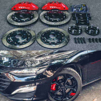kopen 6 Piston Racing Caliper Brake Kit Met 355*32 MM High Carbon Disc Racing Voor Chevrolet Malibu XL 18 Inch Rim online vervaardiging