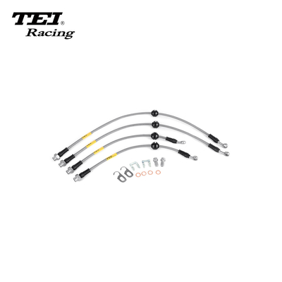 kopen High Performance Tei Racing Brake Line Rubber Met Staaldraad Buiten Barke Olie Versnellen remrespons online vervaardiging