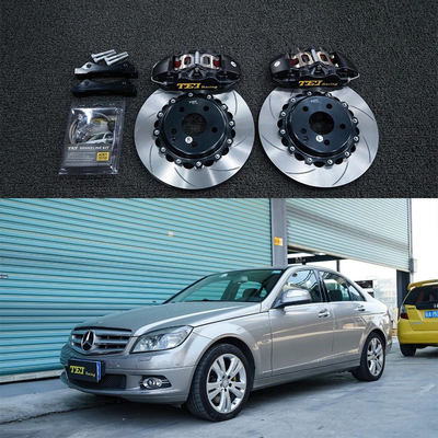 kopen W204 Mercedes Big Brake Kit 17 Inch Car Rim Front 4 Piston Brake Kit Auto Brake System online vervaardiging