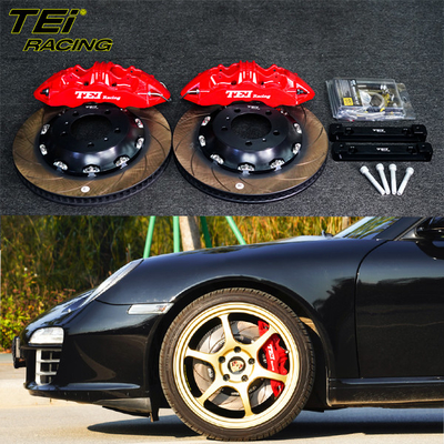 kopen Voorste Big Brake Kit 6 zuiger klem met 378 * 32mm rotor BBK auto rem systeem voor Porsche 911 19 inch auto velg online vervaardiging