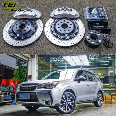 kopen Front Big Brake Kit 4 zuiger klem met 355x28mm rotor BBK auto rem systeem voor Subaru Forester 18 inch auto velg online vervaardiging