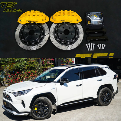 kopen Voorste grote rem kit 6 zuiger klem met 355x28mm rotor BBK auto rem systeem voor Toyota RAV4 19 inch auto velg online vervaardiging