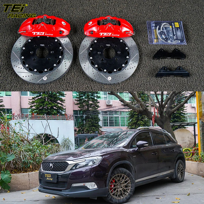 kopen Front Big Brake Kit 4 zuiger klem met 330x28mm rotor BBK automatisch remsysteem Voor Citroen DS6 17 inch auto velg online vervaardiging
