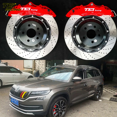kopen Voorste Big Brake Kit 6 zuiger klem met 378x32mm rotor BBK auto rem systeem voor Kodiaq 19 inch auto velg online vervaardiging