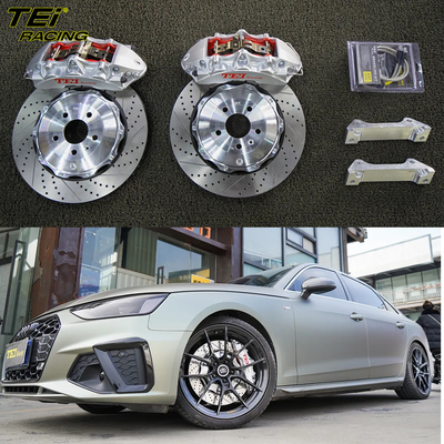 kopen Voorste Big Brake Kit 6 zuiger klem met 378x32mm rotor BBK auto rem systeem voor Audi A4b9 19 inch auto velg online vervaardiging