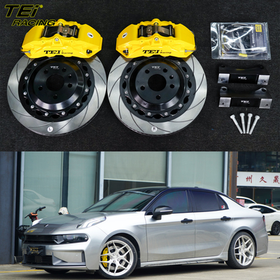 kopen Front Big Brake Kit 4 zuiger klem met 355x28mm rotor BBK auto rem systeem voor Lynk & Co 03 19 inch auto velg online vervaardiging