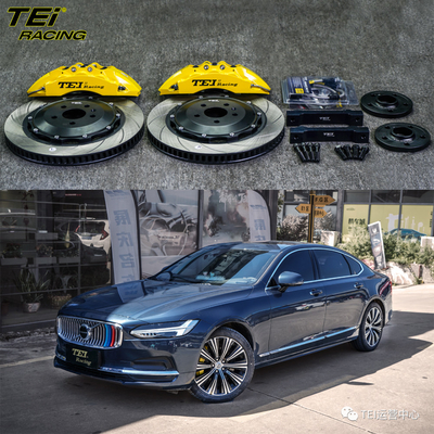 kopen Front Big Brake Kit 6 zuiger kaliber met 378x32mm rotor BBK auto rem systeem Voor Volvo S90 19 inch auto velg online vervaardiging