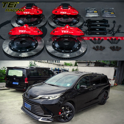 kopen Voorste 6 zuiger en achterste 4 zuiger klem BBK auto rem systeem Voor Toyota Sienna 20 inch velg online vervaardiging