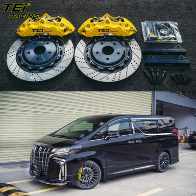 kopen Front Big Brake Kit 6 zuiger klem met 355x32mm rotor BBK auto rem systeem voor Toyota Alphard 19 inch auto velg online vervaardiging