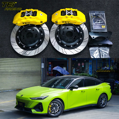 kopen Front Big Brake Kit 6 zuiger klem met 355x32mm rotor BBK auto rem systeem voor Changan UNI-V 18 inch auto velg online vervaardiging