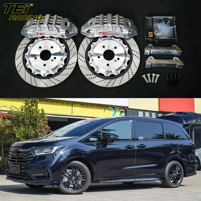 kopen Front Big Brake Kit 6 zuiger klem met 355x28mm rotor BBK auto rem systeem voor Honda Odyssey 18 inch auto velg online vervaardiging
