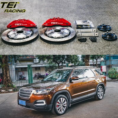 kopen Voorste grote rem kit 4 zuiger klem met 378x32mm rotor BBK auto rem systeem voor Changan CS95 19 inch auto velg online vervaardiging