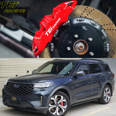 kopen Voorste 6 zuiger en achterste 4 zuiger klem BBK automatisch remsysteem Voor Ford Explorer 21 inch velg online vervaardiging