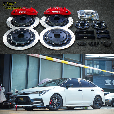 kopen BBK Front 4 Pot Caliper 330*28 mm Rotor En Achterste Upgrade 324mm Rotor Big Brake Kit Auto Brake System Voor Levin 17 Inch online vervaardiging