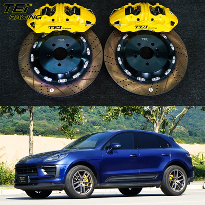 kopen Front Big Brake Kit 6 zuiger klem met 405x34mm rotor BBK auto rem systeem voor Porsche Macan 20 inch auto velg online vervaardiging