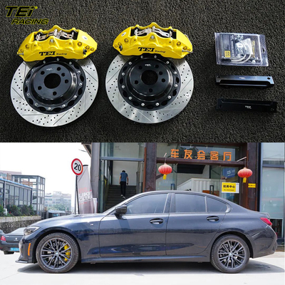 kopen Front Big Brake Kit 6 zuiger klem met 355x32mm rotor BBK auto rem systeem voor BMW 325Li 18 inch auto velg online vervaardiging