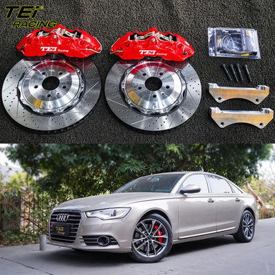 kopen Voorste Big Brake Kit 6 Kolven Klem met 378 * 32 mm rotor BBK automatisch remsysteem Voor Audi A6 19 inch auto velg online vervaardiging