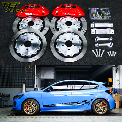 kopen BBK Voorkant 6pot klem 355 * 32mm rotor en achterste upgrade 324mm rotor kit auto rem systeem Voor Ford Focus 18 inch velg online vervaardiging