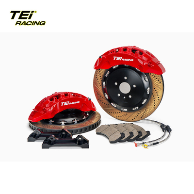 kopen TEiRacing Ultra-hoge sterkte S-X 10 Pot Monoblock Caliper Big Brake Kit Voor 20/21/22/23/24 Inch Auto Rim online vervaardiging