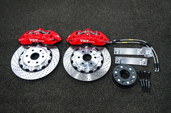 kopen TEI Racing BBK P60NS 6 zuiger gesmeed twee-stuk caliper rem kit voor Cadillac XT5 19 inch voorwiel online vervaardiging