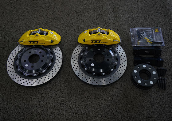 kopen BBK Voor Malibu XL 4 zuiger gesmeed kaliber met 345 * 28mm rotor 18 inch wiel TEI Racing Big Brake Kit online vervaardiging