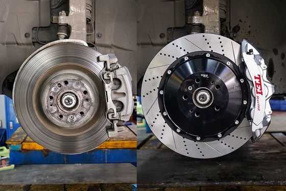 kopen Big Brake Kit voor Benz GLS 6 Piston Caliper met 405mm Rotor Front 20 inch 4 Piston Caliper met elektrische parkeerplaats online vervaardiging