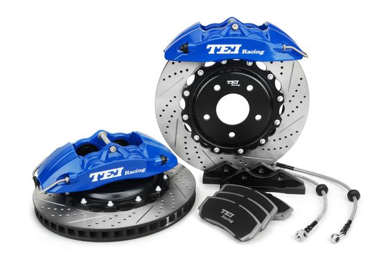 kopen Disc 355x28mm remset 4 zuiger klem met 2 stuk rotor grote remset voor Acura CL 1997-1999 online vervaardiging