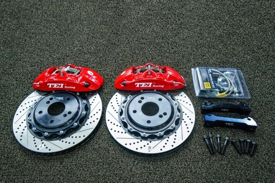 kopen 6 zuiger voorste grote rem kit raceklem 330x28mm rotor voor ACCORD CIVIC 2015-2021 17/18