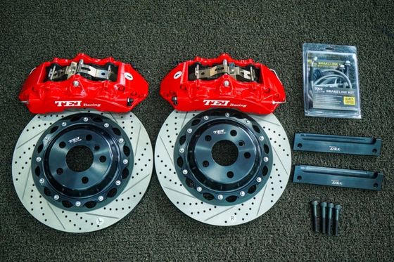 kopen Voorkant 6 zuiger klem met 355x32mm geboorde rotor voor BMW 325 320 323 328 330 335 340 2010-2012 18