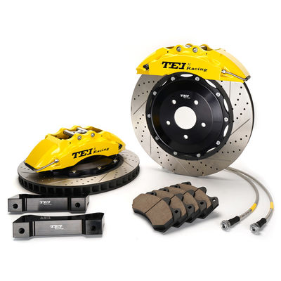 kopen Big Brake Kit 4 zuiger E-brake Caliper 355x28mm Disc 6 zuiger Caliper Voor Camry 2017-2019 18 