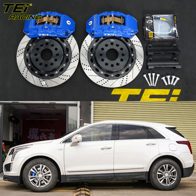 Front Big Brake Kit 4 zuiger klem met 355x28mm rotor BBK auto rem systeem voor Cadillac XT5 18 inch auto velg