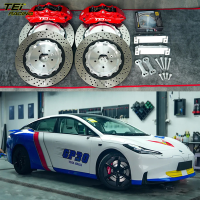 BBK Voorkant 6 pot klem 378x32mm rotor en achterste upgrade 355mm rotor grote remstel automatisch remsysteem voor Hyper GT 19 inch