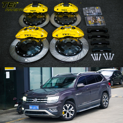 Voorzijde 6 zuiger en achterzijde 4 zuiger kaliber BBK auto rem systeem voor Volkswagen Atlas 19 inch velg