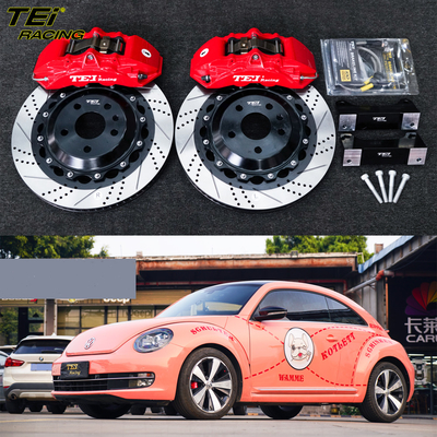 Voorste grote rem kit 6 zuiger klem met 355x28mm rotor BBK auto rem systeem voor Volkswagen Kever 18 inch Auto Rim