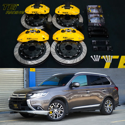 Voorkant 6 pot en achterkant 4 pot klem BBK auto rem systeem Voor Mitsubishi Outlander met 15mm flense pakking 18 inch velg