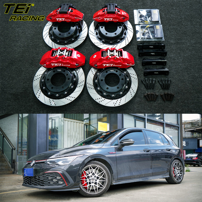 Voorkant 6 pot en achterkant 4 pot klem BBK auto rem systeem Voor Volkswagen Golf 8GTI 18 inch velg
